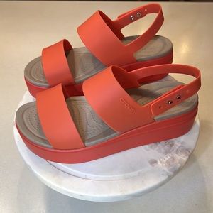 CROCS Brooklyn Wedge Sandals